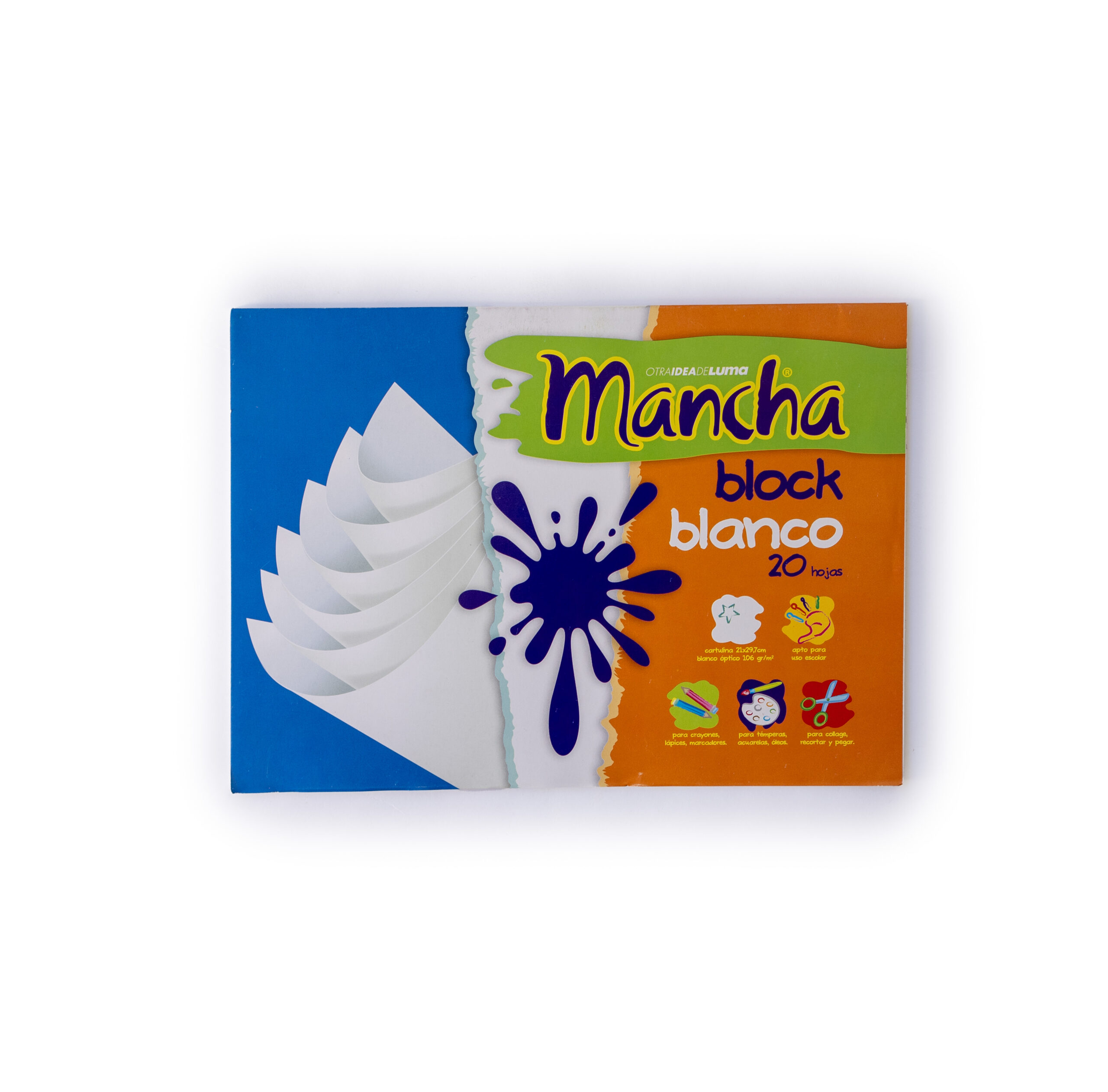 Block de Papel Para Dibujo Blanco A4